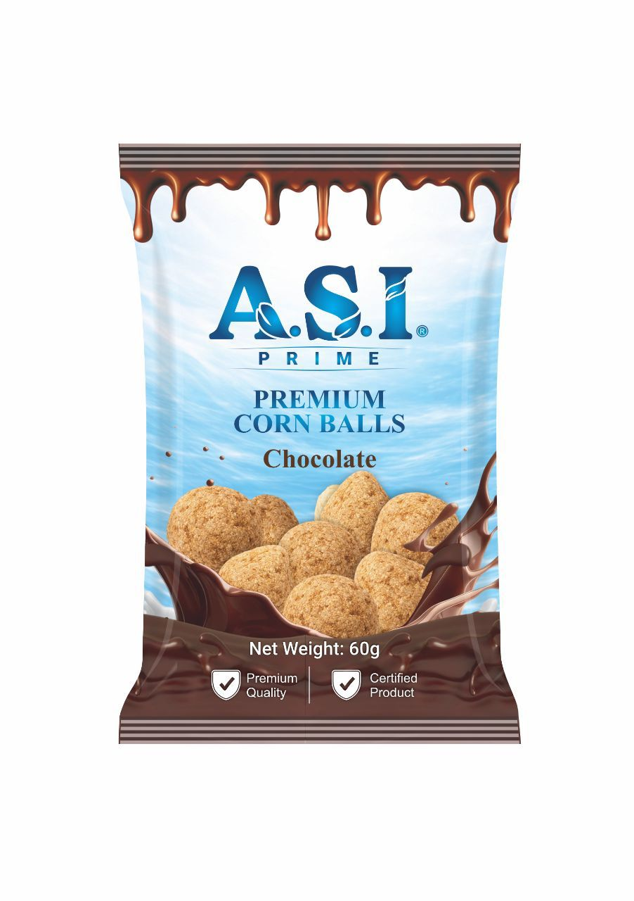 Premium Corn Balls — Chocolate